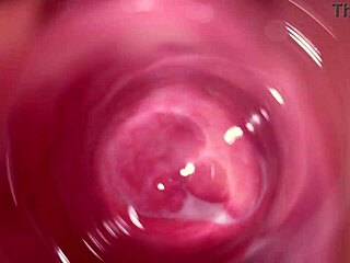 camera zooms deep into stepsister's creamy teen 18+ slit