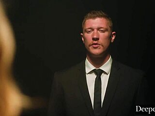 blonde and brunette in rough bondage scenes