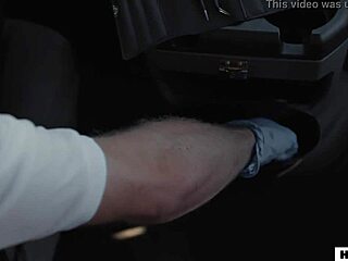 Perverted bus driver tricks teen 18+ stars Alison Rey and friends