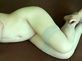 Massage and Tickle Sexy Milf Legs in Nylon Stockings