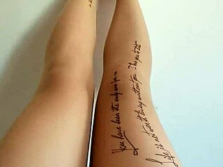 Teasing in sexy Chinese stockings, wanna see?