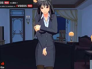 beautiful senpai confession in 3d hentai anime