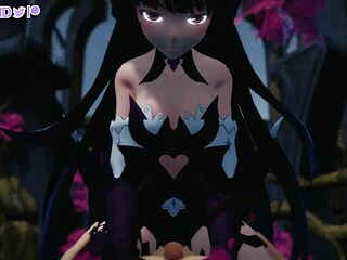 Raiden Mei Dominates Your Cock in 3D