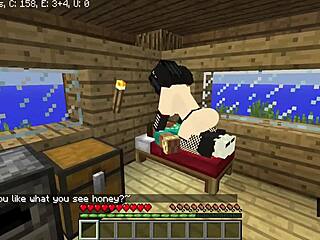 Steve Rides Goth Girl's Square Ass In 3D Hentai Cowgirl Position.