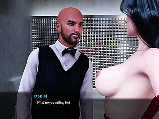 Monica Gets Rough Anal In Toilet With Two Guys!