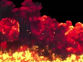 beautiful latin trans banging masked guy in wild action