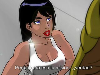 What secrets does the darkie queen uncover in this sexy parody blowjob adventure?