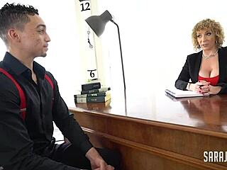 busty milf sara jay savors xavier aries thick load