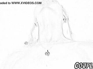 Coupleluna's shaved pussy squirts close up as she orgasms in my hand during amateur couple play