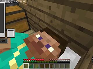 Steve Rides Goth Girl's Square Ass In 3D Hentai Cowgirl Position.