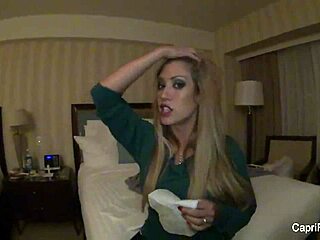 Capri Cavanni strips nude backstage!