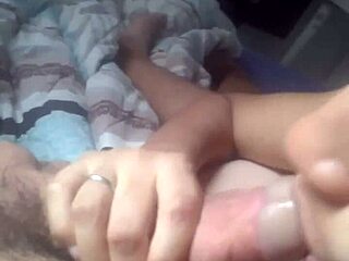 Super Petite Wife Sucks Dick Like A Pro, Brunette Latina Climax!