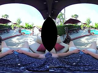 Vrhush Christina Cinn Fucked in POV Outdoors with Facial Cumshot