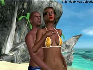 3d couple shares intimate moments together