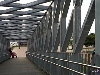 camila mush gets caught riding in the park