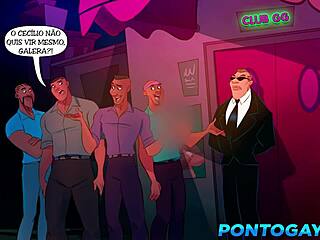 gato dotado sucks and gives ass to gogoboy at gay party