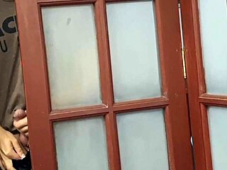 cuckold watches me pay neighbor for deepthroat blowjob in dorm with gagging