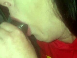 White Girl Sucks Monster BBC Outdoors Boldly