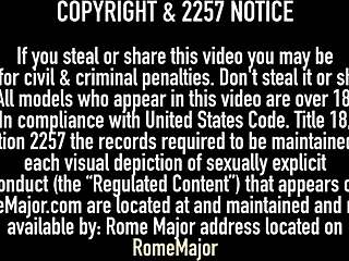 Hot Babe Ashley Black Face Fucks Rome Major's Huge Hard Cock