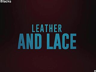 Charlotte Sins rocks leather and lace in full Brazzers stream.