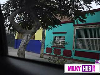 Redhead slut found on street gets horny with cock!