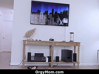 Step mom takes time from busy schedule to fuck with monster cock, not her son