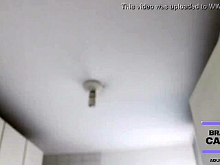 Brazilian maid enjoys oral and anal sex with her stepfather in the kitchen