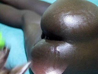 Feeling the deep anal penetration with a monster cock in this hardcore session