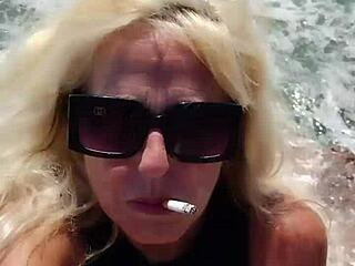 Milf Appears Nude In Public Outdoors