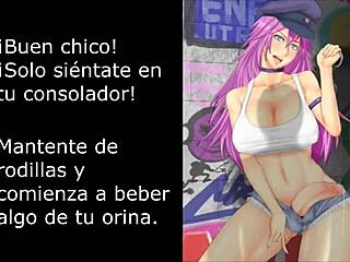 JOI Poison Futa Guides CBT and CEI with Pissplay in Spanish Session