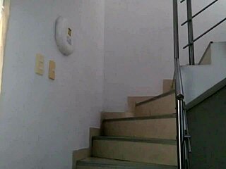 Brought Street Hooker Home for Intense Kissing and Licking on Stairs.