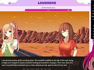 lewdneko plays highway blossoms game