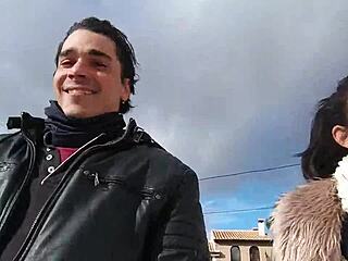 amateur public sex unfolds with blowjobs and deepthroat on wild streets.