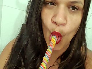 What Does This Latina Devil Do Before Trick-Or-Treating On Halloween?