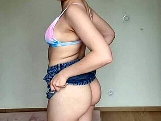 Look At This Beautiful Brunette Chained In Bondage Lingerie. Want To See More?