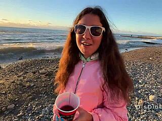 public agent - snagged a stunning beauty and drilled her wet pussy in the shower