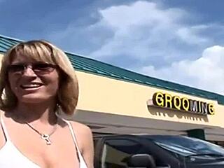 Hardcore Blonde Wife In Van With Big Tits And Cumshot