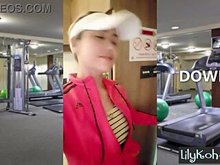 Petite asian teen lily koh enjoys solo play for viewers