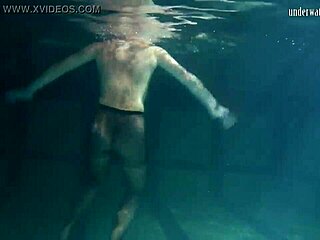 Lozhkova wears see-through shorts in the pool