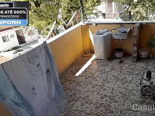 i was surprisd by my stepdad while washing clothes and he made me suck his dick and fuck doggy style