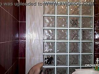 Czech Teen 18+ Student Caught Naked in Shower Scene