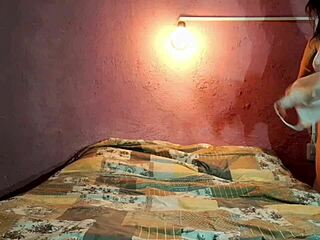 Young Latina Plays On Webcam After Stepfather Leaves