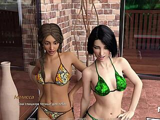 Beautiful Bikini Pool Girls Learn Acting in Hentai Anime