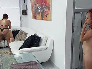 I get so horny watchin my stepsisters fuckin in the livin room