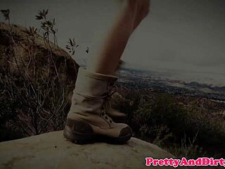 Redhead babe gets double penetrated in taboo threesome