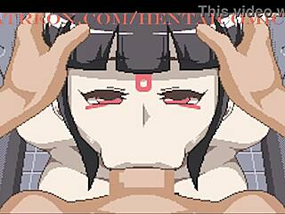 Petite Asian Girl Gives Intense POV Blowjob In Game Center!