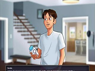 Stepmom and her friend fuck stepson in missionary position