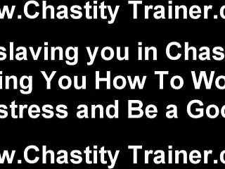 I Have Been Waiting So Long To Lock Your Useless Cock Up