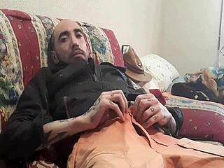 Gay Melvin C Engages in Intense Masturbation Session