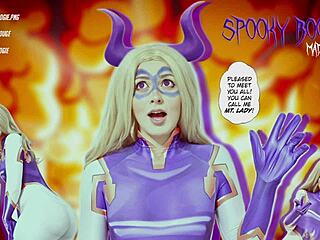 Succubus Drains Energy With Big Cumshot On Face In Spooky Boogie